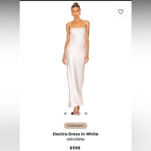 Electra Dress White Dress Retrofete